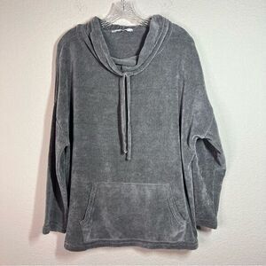 Spring Mercer Gray Cowl Neck Corduroy‎ Pullover Sweater Women's Large